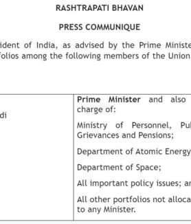 2024 Cabinet Ministers List: मोदी सरकार ने नए मंत्रिमंडल का किया ऐलान